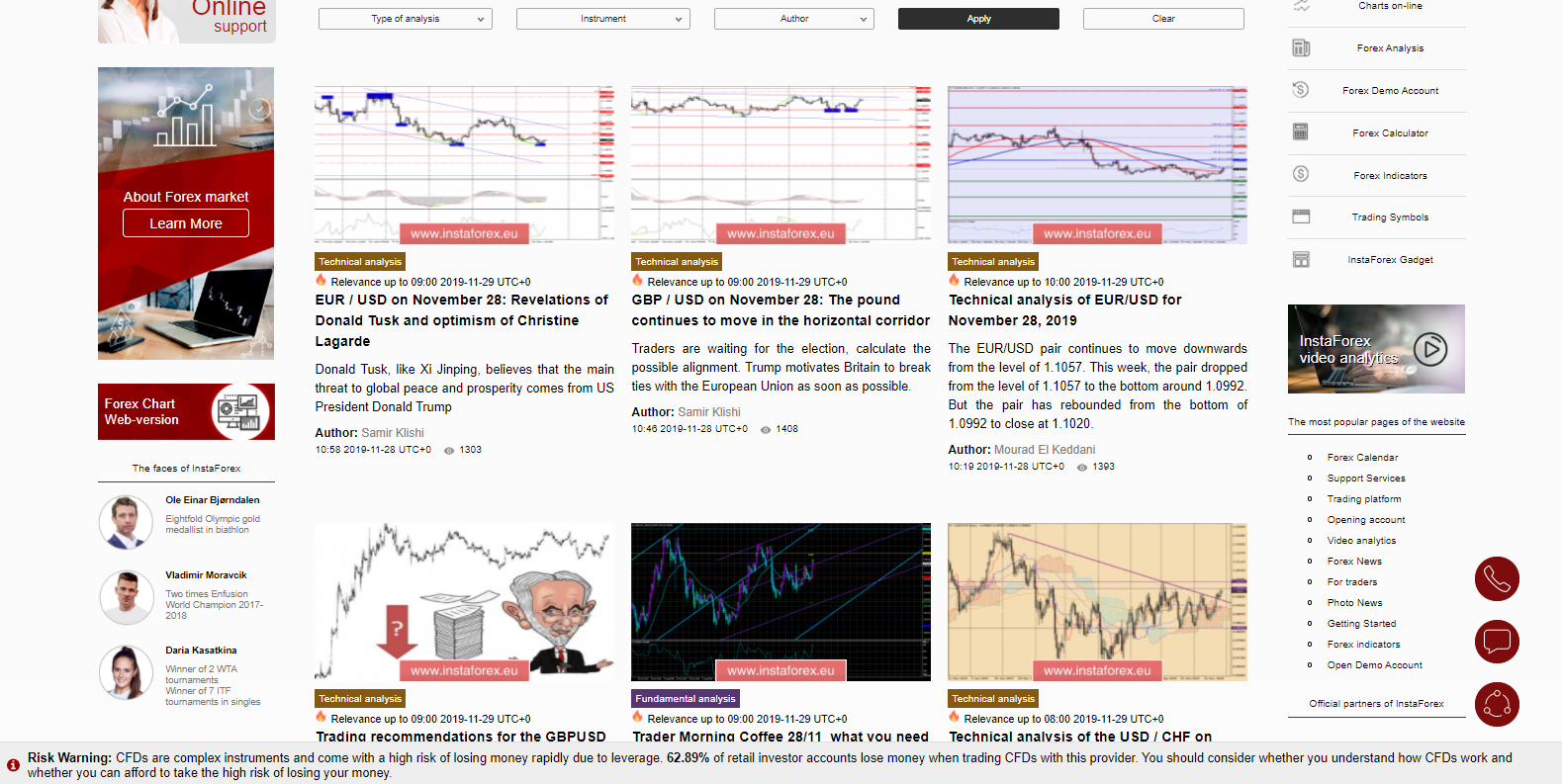 InstaFore analytics offerings InstaFore analytics offerings